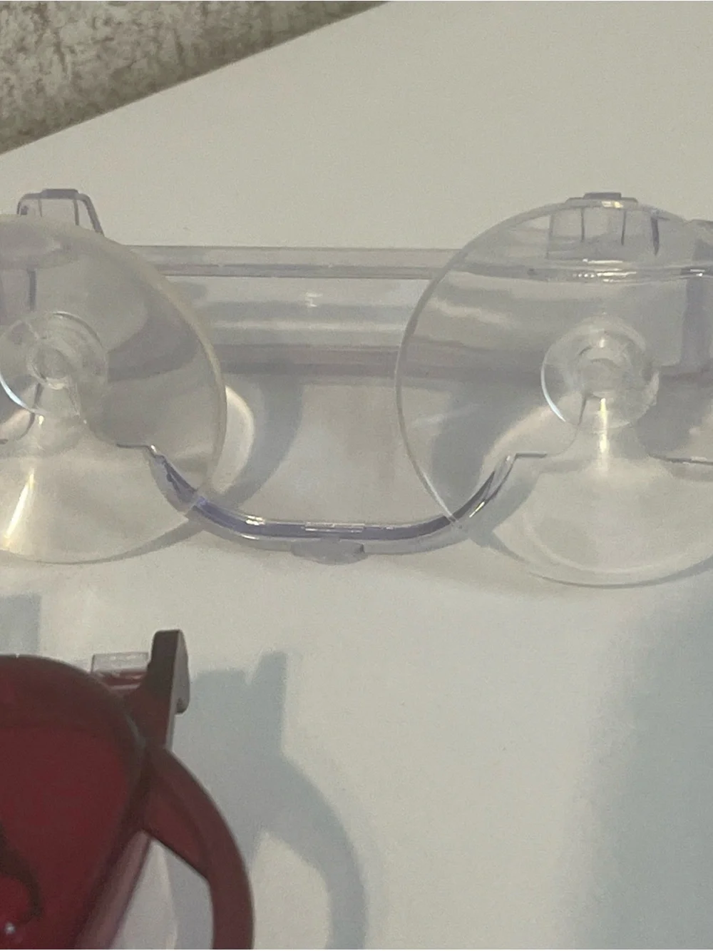 Window hummingbird feeder plastic suction 3 feeding holes new no box